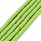 Handmade Polymer Clay Bead Strands, Heishi Beads, Disc/Flat Round, Yellow Green, 4x0.5~1mm, Hole: 1.5mm, about 320~447pcs/strand, 15.74~16.92 inch