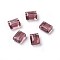 Imitation Austrian Crystal Beads, Grade AAA, K9 Glass, Faceted, Rectangle, Purple, 8x9.5x5mm, Hole: 0.9~1mm
