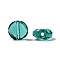 Imitation Austrian Crystal Beads, Grade AAA, K9 Glass, Faceted, Flat Round, Dark Cyan, 10x5mm, Hole: 0.9~1mm