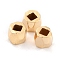Brass Spacer Beads, Cadmium Free & Lead Free, Long-Lasting Plated, Faceted Column, Real 24K Gold Plated, 2x2mm, Hole: 1mm
