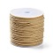 Macrame Cotton Cord, Braided Rope, with Plastic Reel, for Wall Hanging, Crafts, Gift Wrapping, Wheat, 1.2mm, about 54.68 Yards(50m)/Roll