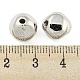 CCBプラスチックビーズ  プラチナ  異形  10mm  穴：2.3mm&nbsp;CCB-P013-25E-P-3