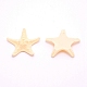 樹脂カボション  ヒトデ  トウモロコシの穂の黄色  40x40x8mm  20個/袋&nbsp;LS-RESI-WH0024-64A-1