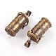 Brass Prayer Box Pendants&nbsp;KK-K176-16AB-2