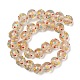 Handmade Gold Sand Bumpy Lampwork Beads&nbsp;LAMP-V001-04-2
