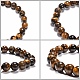 Natural Tiger Eye Beaded Stretch Bracelets&nbsp;B072-7-4