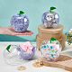 Plastic Candy Packing Boxes with Lid&nbsp;CON-WH0112-022-3