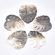 ブラックリップシェルペンダント  フラット葉  47~48x41~42x3~6mm  穴：1.4mm&nbsp;SHEL-S274-78-1