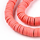 Handmade Polymer Clay Beads&nbsp;X-CLAY-R067-6.0mm-14-3