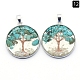 Synthetic Turquoise Pendants&nbsp;PW-WGDCF81-12-1