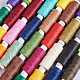 12Rolls 12 Colors Waxed Polyester Cord&nbsp;YC-SZ0001-03A-6