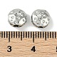 Brass Micro Pave Cubic Zirconia Beads&nbsp;KK-P283-22P-3
