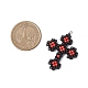 Seed Beads Beaded Charms&nbsp;PALLOY-MZ00358-02-2