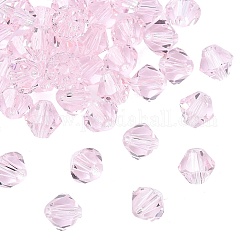 Imitation Austrian Crystal Beads, Grade AAA, K9 Glass, Faceted, Bicone, Violet, 6x6mm, Hole: 0.7~0.9mm