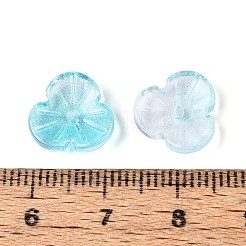 Baking Paint Transparent Glass Bead Caps&nbsp;DGLA-N014-09A-04