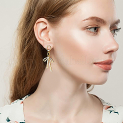 20Pcs Brass Stud Earring Findings&nbsp;KK-BC0008-36