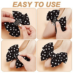 6 Styles Polyester Bowknot Shoe Decorations&nbsp;AJEW-GA0007-58