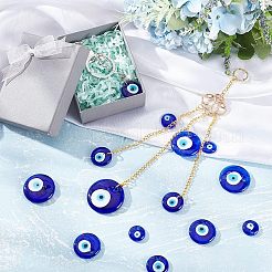 25Pcs 5 Style Transparent Glass Pendants&nbsp;LAMP-OC0001-60