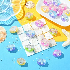 20Pcs Transparent Resin & Imitation Pearl Cabochons&nbsp;CRES-YW0001-48
