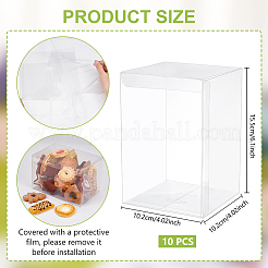 Transparent Plastic PVC Box Gift Packaging&nbsp;LS-CON-WH0085-68B