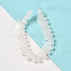 Natural White Jade Beads Strands&nbsp;G-B064-B28