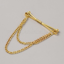 Alloy Hanging Chain Brooch&nbsp;FIND-WH20019-13G