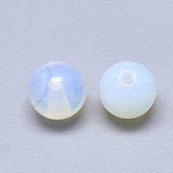 オパールビーズ  片穴  ラウンド  10mm  半分穴：1.2mm&nbsp;G-T122-25B-09