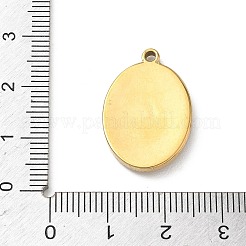 304 Stainless Steel Printed Religion Pendants&nbsp;STAS-G387-03G-09