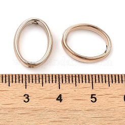 CCBプラスチックビーズフレーム  ローズゴールド  15x12x3.5mm  穴：1.6mm&nbsp;CCB-H001-01A-RG