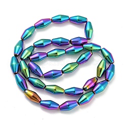 Electroplated Synthetic Non-magnetic Hematite Beads Strands&nbsp;G-Z032-B02-02D