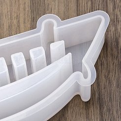 DIYはシリコーン型を飾ります  レジン型  UVレジン用  エポキシ樹脂工芸品作り  ホワイト  建物  123x68x26.5mm&nbsp;SIL-M015-01A
