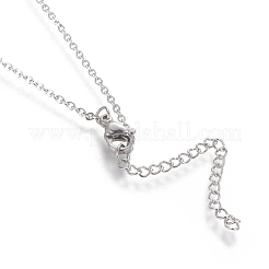Brass Micro Pave Cubic Zirconia Pendant Necklaces&nbsp;NJEW-I230-21