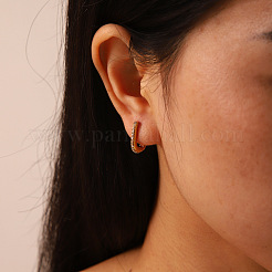 304 Stainless Steel Hoop Earrings for Women&nbsp;KE4093-1