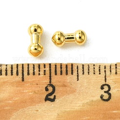 304ステンレス鋼の金具  ダンベル  18KGP本金メッキ  6.5x3mm&nbsp;STAS-Q321-07G