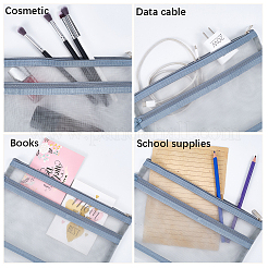 10Pcs 10 Styles Nylon Mesh Pen Bag&nbsp;AJEW-CP0006-76