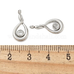304 Stainless Steel Pendants&nbsp;STAS-R005-08P-05