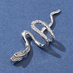 Alloy Snake Cuff Earrings&nbsp;EJEW-FS0001-10