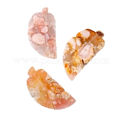 Natural Cherry Blossom Agate Display Decorations&nbsp;G-PW0004-28