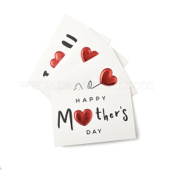 4Pcs 4 Styles Kraft Paper Greeting Cards&nbsp;AJEW-FS0001-29