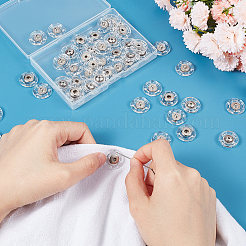 25Pcs Plastic Snap Button&nbsp;BUTT-GF0001-15