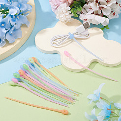 50Pcs Luminous Silicone Cable Ties&nbsp;FIND-TA0010-63B
