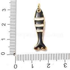 Brass with Enamel Pendants&nbsp;KK-CBA2F11-03G-06