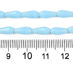 Opaque Solid Color Glass Beads Strands&nbsp;GLAA-T009-001I