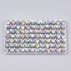 Electroplate Glass Beads&nbsp;EGLA-T009-15A-B