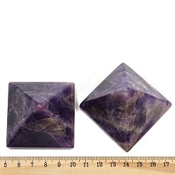 Natural Amethyst Orgonite Pyramid Display Decorations&nbsp;G-C186-09B