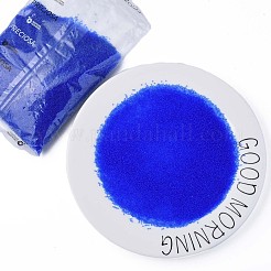 透明チェコガラスシードビーズ15/0個  ラウンド  ブルー  1.5x1mm  穴：0.5mm  約500 G /袋&nbsp;SEED-N004-004-11
