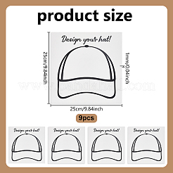 Paper Truck Cap Template Color Palette&nbsp;AJEW-WH0455-388-1