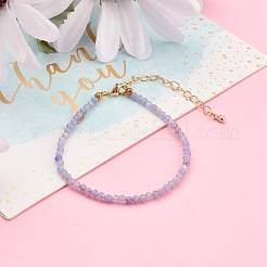 Faceted Natural Gemstone Beaded Bracelets for Women&nbsp;BJEW-JB05928
