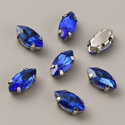 Horse Eye Shape Sew on Rhinestone&nbsp;FIND-WH0128-93B-03