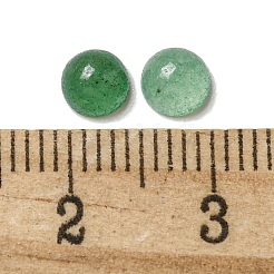 天然石グリーンアベンチュリンカボション  半円  5x2.5mm&nbsp;G-Q173-01B-10